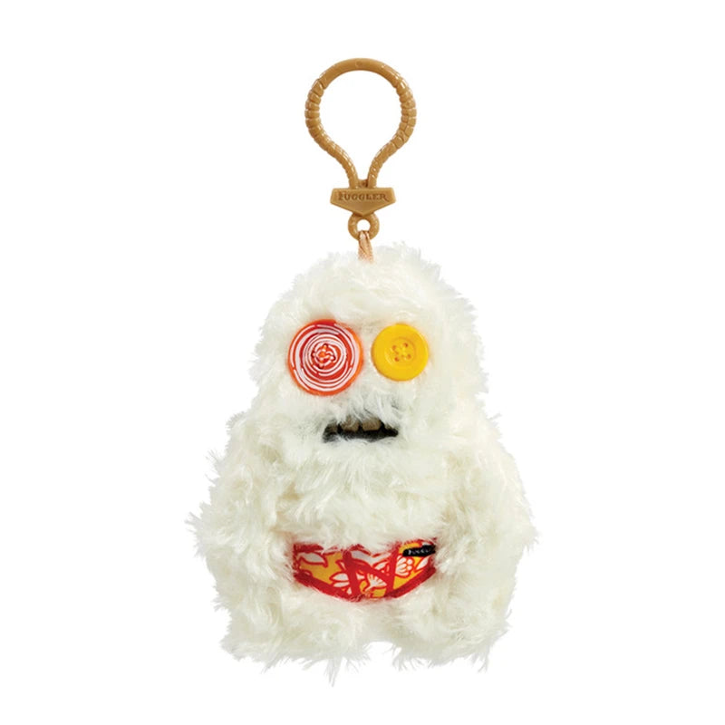 12cm Fuggler Ugly Monster Plush Keychain – Funny Kawaii Rabbit Stuffed Doll Pendant Gift for Kids