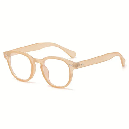 JNPCXI Retro Round Sunglasses – Punk Leopard Rivet Fashion Shades UV400 for Men & Women