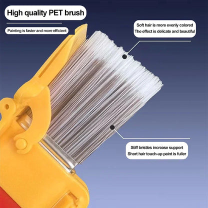 Handheld Paint Edger Brush – Color Separation Tool for Clean Edging on Walls & Ceilings Indoor & Outdoor Use