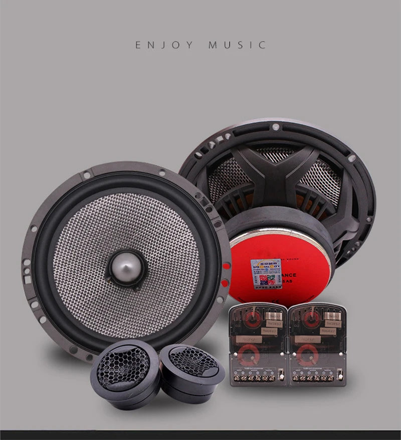 165AS Access Performance Component Car Speakers - 6.5 Inches, 120W - Perfect Father's Day Gift