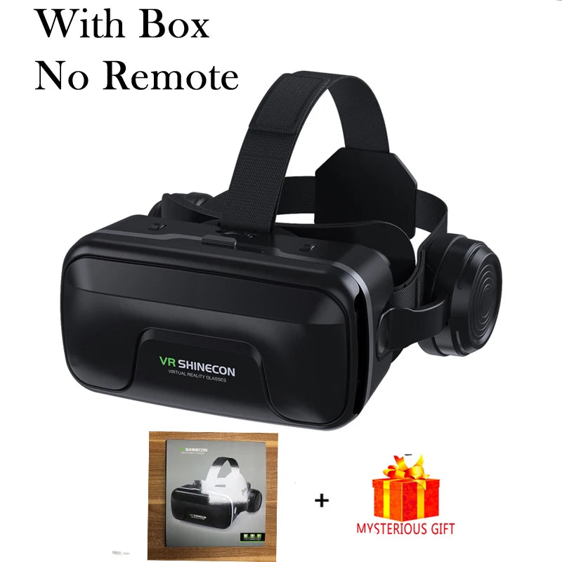 Shinecon 3D VR Glasses – Virtual Reality Headset with Controller for Smartphone Gaming
