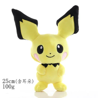 Pokemon Plush Toys – Soft Pikachu, Pichu, Charmander, Bulbasaur, Squirtle & Eevee Stuffed Dolls