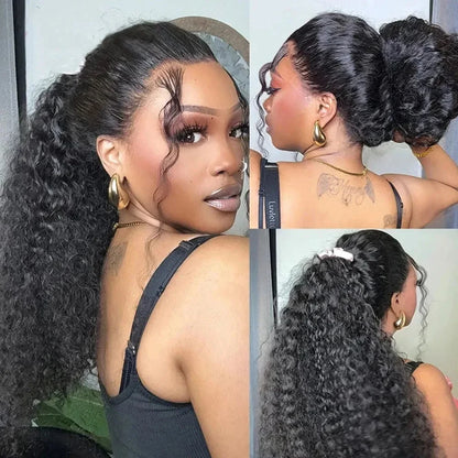 Invisi Strap HD 360 Full Lace Wig – 250 Density Precut Lace Frontal Wig, Drawstring Snug Fit, Pre-Plucked Glueless Human Hair Wig