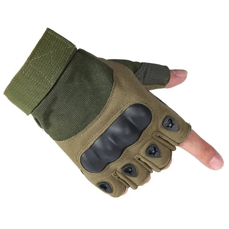 Fitness Anti-Slip Cycling Gloves – Wear-Resistant Tactical Sports & Climbing Half Finger Gloves for Outdoor Use