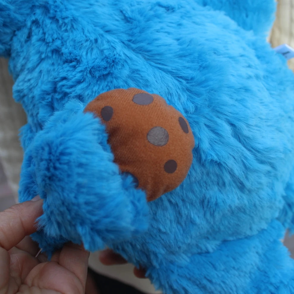 35cm Cookie Monster Plush Toy - Soft Stuffed Educational Toy for Children