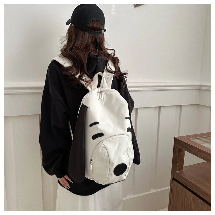 Cute Anime Snoopy Backpack — Large Capacity Oxford Cloth Student Travel Casual Bag