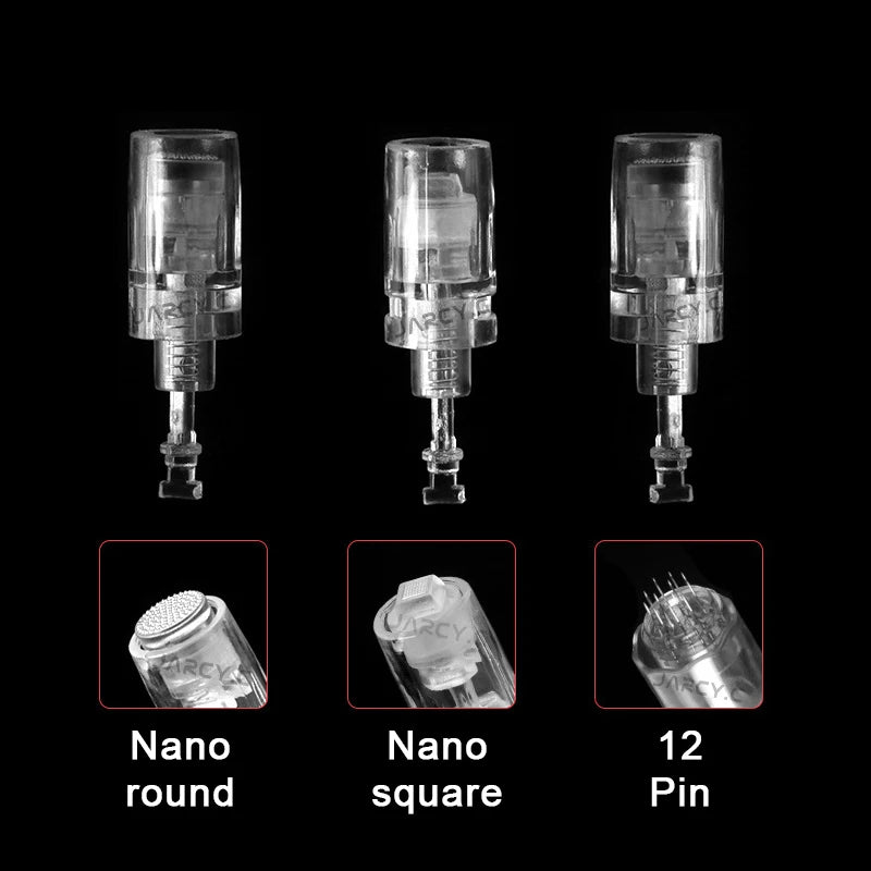 5/10PCS Microblading Bayonet Needles – 1D/1R/3R/5R/5F/Nano Cartridge for PMU Eyebrow, Lip & Eyeliner Tattoo