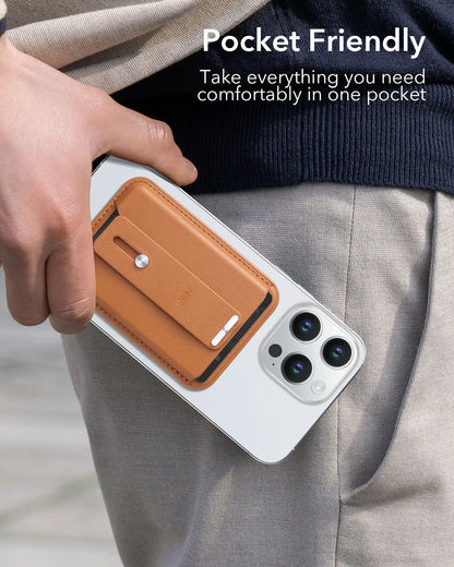 ESR MagSafe Wallet with Find My — Strong Magnetic 5-Card Holder for iPhone 16/15/14/13/12 Series