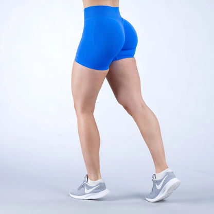 Women’s Impact Seamless Yoga Shorts — Scrunch Bum Low Waist Butt-Lifting Gym & Running Workout Leggings