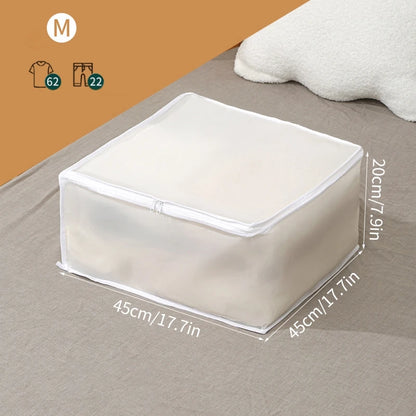 Large Waterproof Clothes Storage Bag – Dustproof Quilt & Wardrobe Organizer, Foldable Luggage Closet Storage Solution