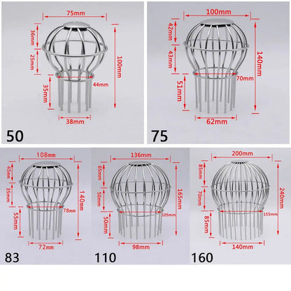 Gutter Balloon Guard Filter Strainer - Downspout Leaf Protection to Prevent Clogging