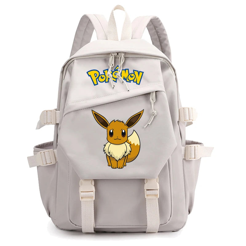 Pokemon Waterproof Women’s Backpack – Pikachu, Gengar, Snorlax Schoolbag for Girls & Students