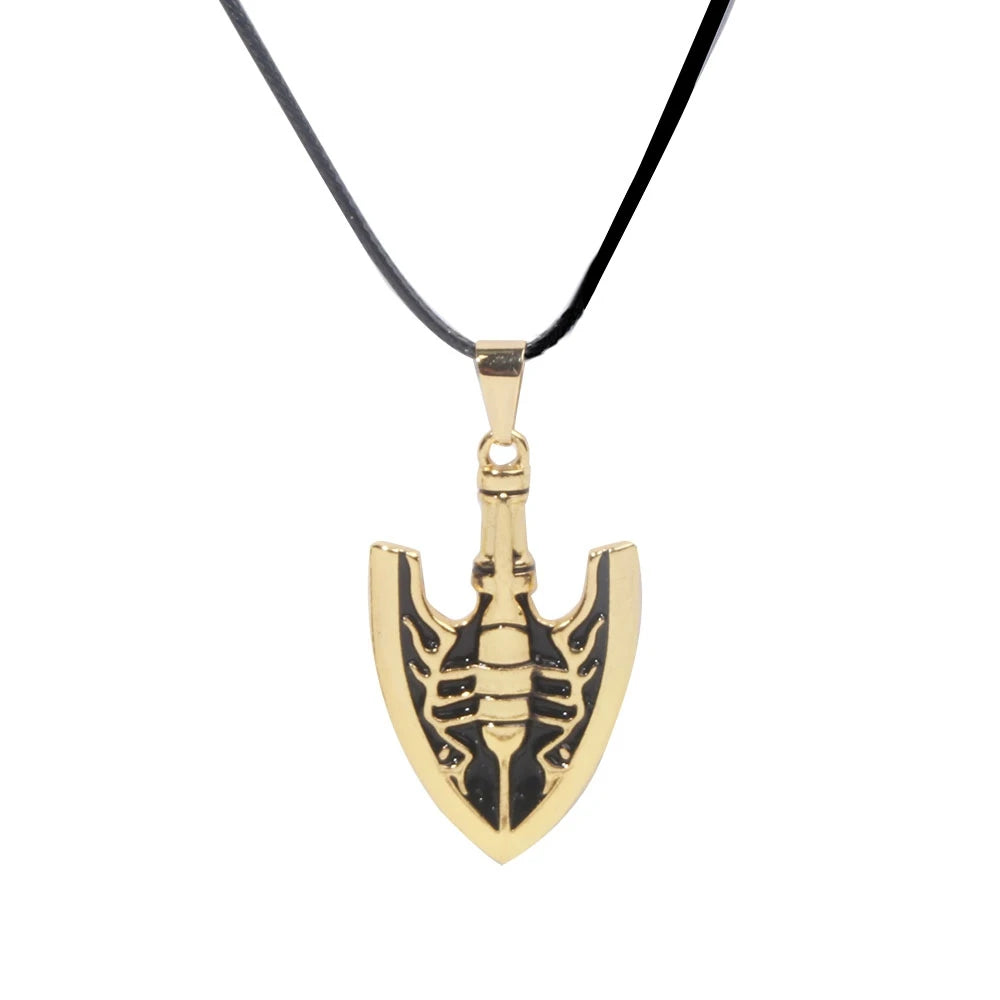 JoJo’s Bizarre Adventure Arrow Pendant Necklace – Josuke & Jotaro Cosplay Jewelry Gift
