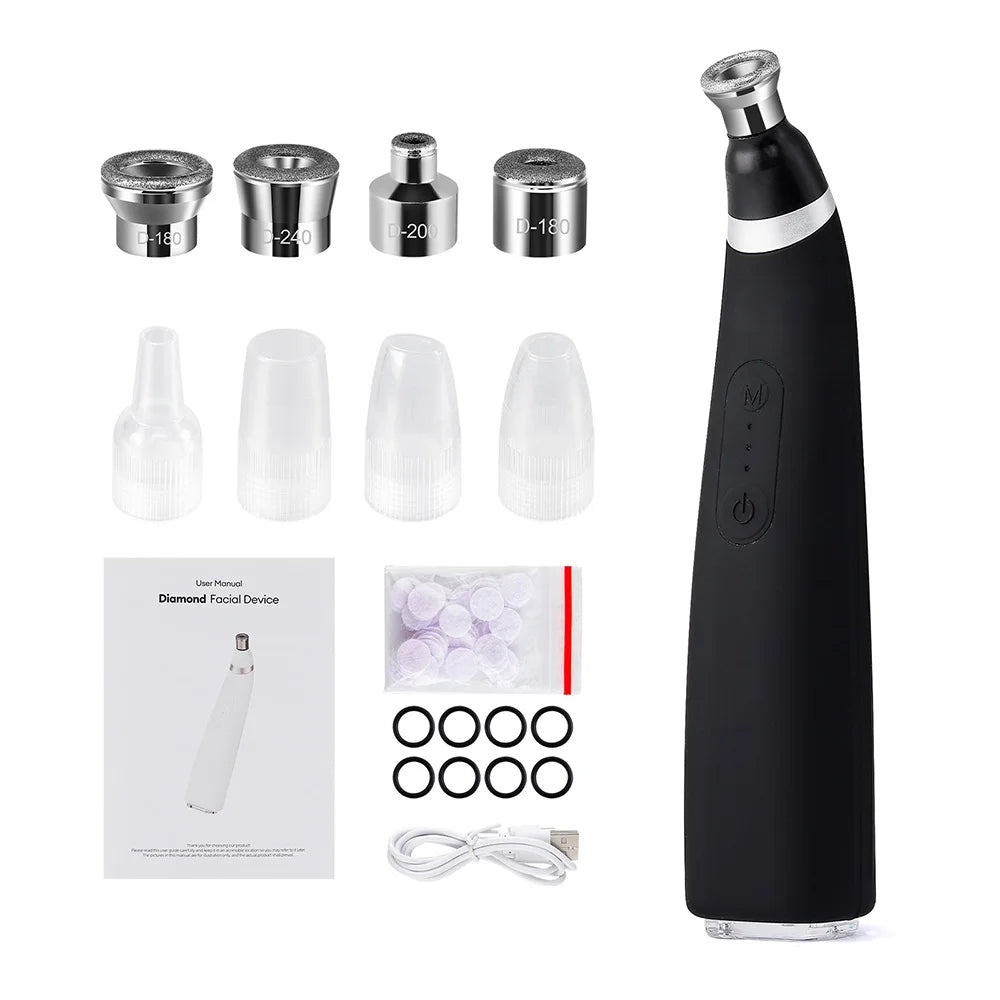 Professional Diamond Microdermabrasion Machine – At-Home Facial Peeling & Deep Cleaning Skin Care Tool