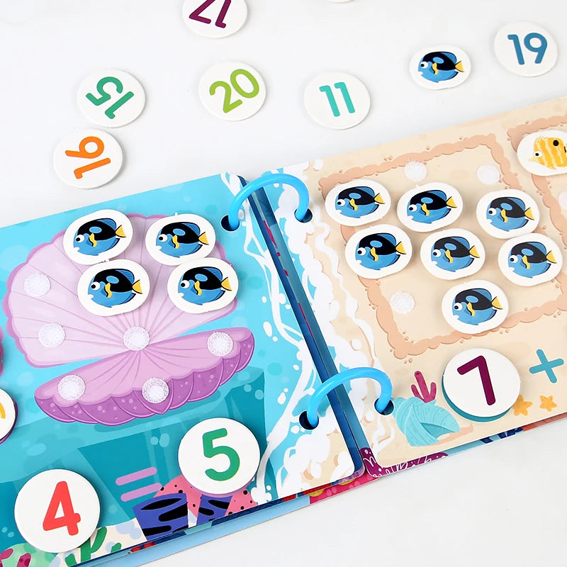 Montessori Baby Busy Book – My First Quiet Book, Early Learning Toy & Matching Game for Toddlers (2-3 Years)