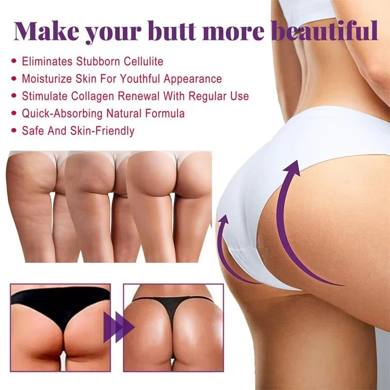 Buttock Firming Massage Oil - Moisturizing Hip & Body Care for a Smoother, Firmer-Looking Appearance