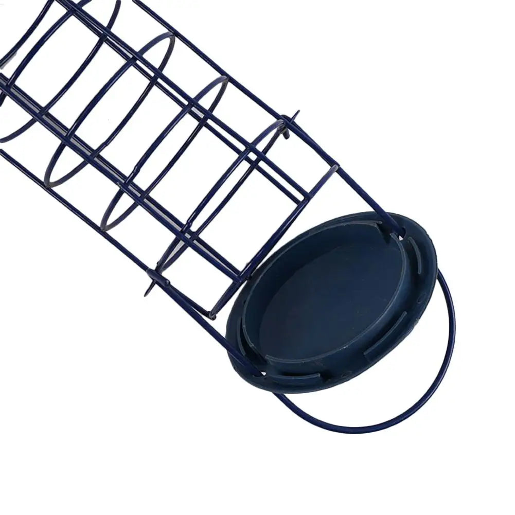 Suet Bird Feeder Holder - Hanging Grease Ball Rack & Outdoor Food Dispenser for Wild Birds