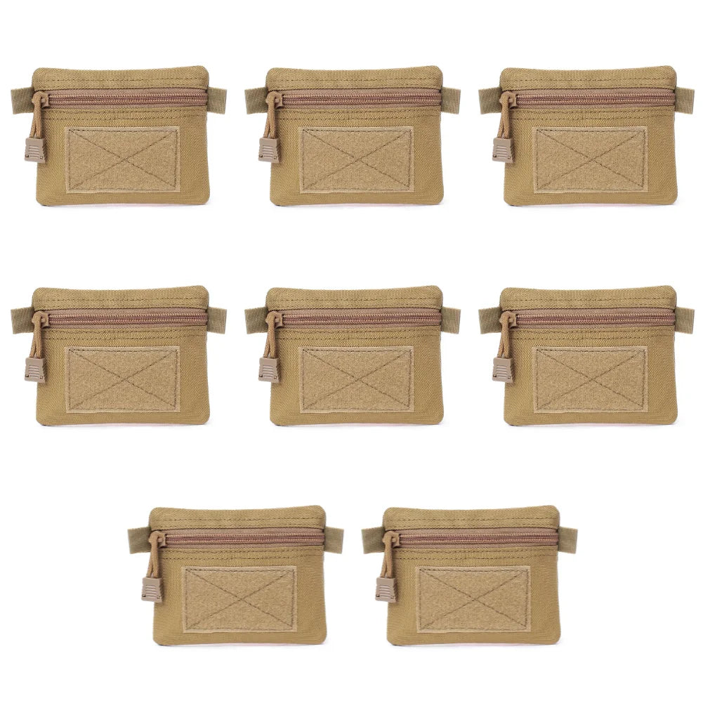 Outdoor Waterproof EDC Molle Wallet — Portable Travel Zipper Waist Pouch for Camping, Hiking & Hunting