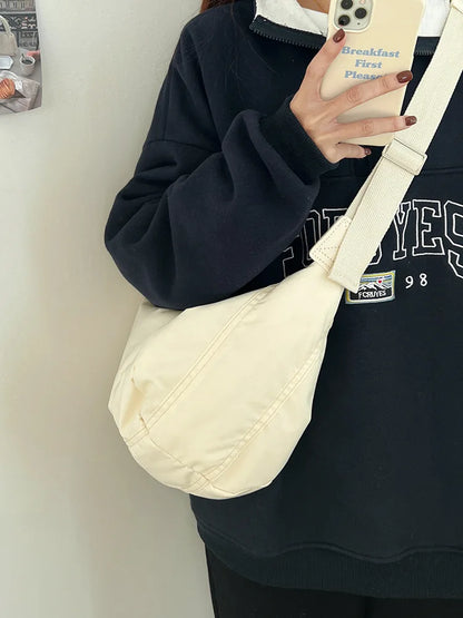 Fashion Women's Large Capacity Crossbody Shoulder Bag – Casual, Simple & Versatile Down Cotton Design