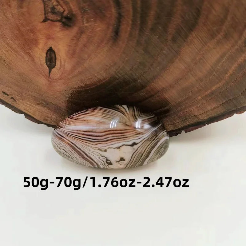 Big Silk Agate Raw Stone – Unengraved Pebble Handle Piece for DIY Jewelry, Gemstones & Stone Landscaping