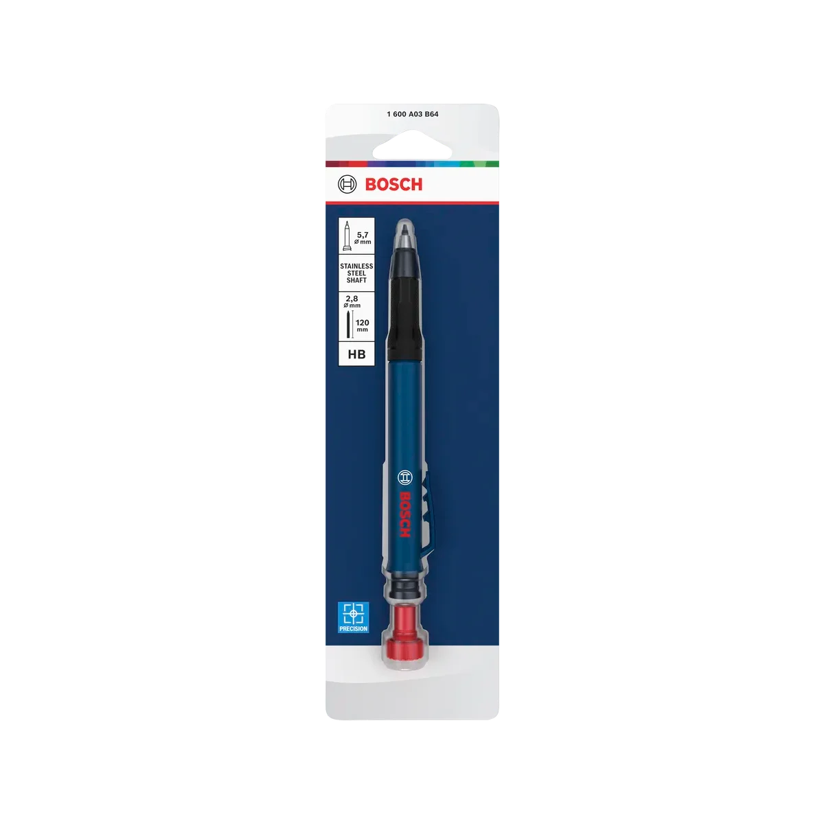BOSCH 1600A03B64 Deep Hole Marker Pencil - Precision Marking Tool for Hard-to-Reach Areas