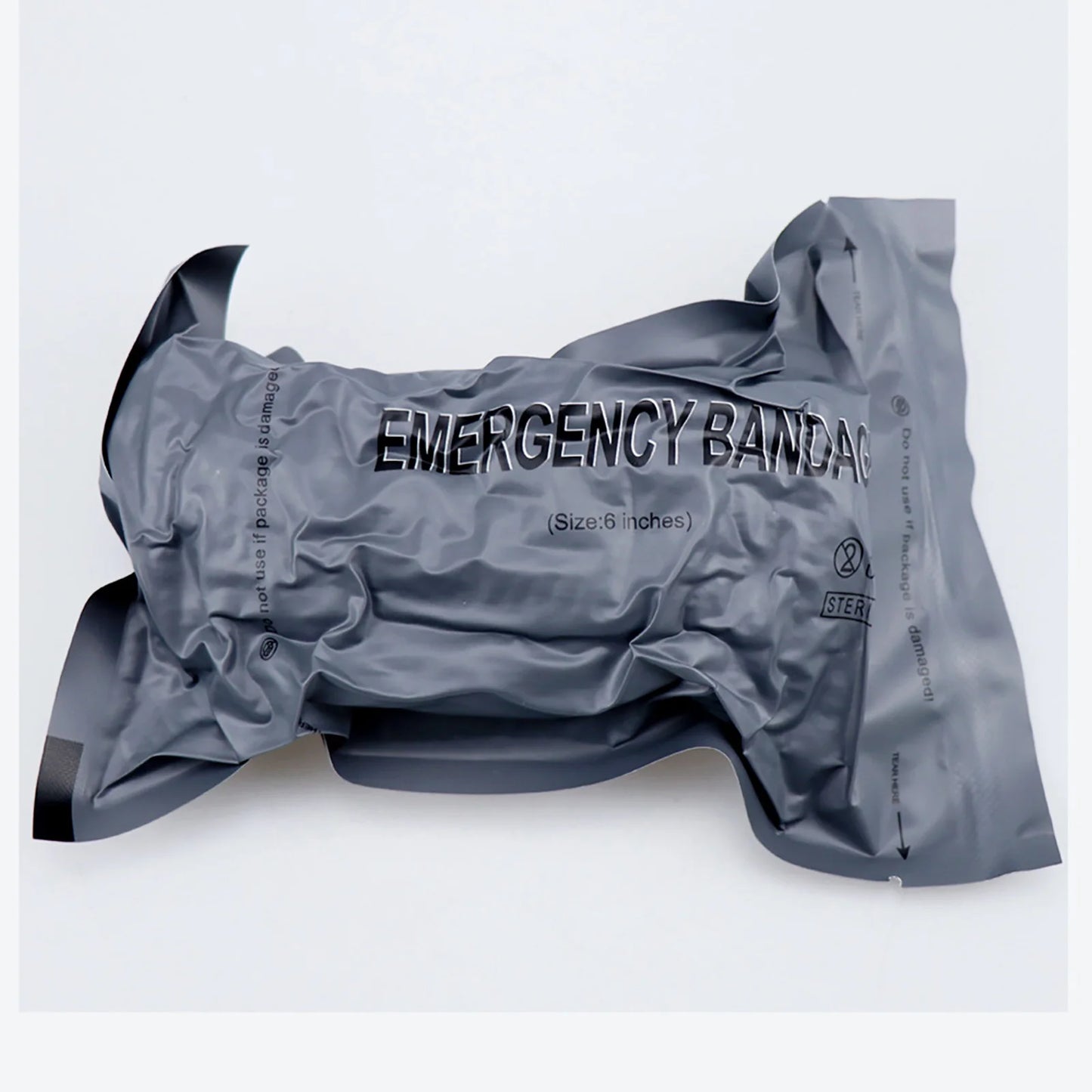Israeli Bandage 4/6in — Emergency Combat Wound Dressing, Tactical Compression First Aid for IFAK & Military Medical Use