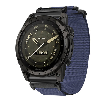 Rugged Nylon Quick Fit Watch Band — Compatible with Garmin Fenix E 8/7X/7/6/6X/5/5X/3HR