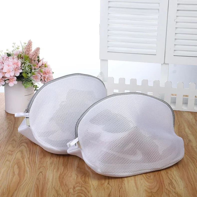 Reusable Zipper Laundry Bag for Washing Machine – Coarse Mesh Organizer for Lingerie, Shoes, Bras & Clothes