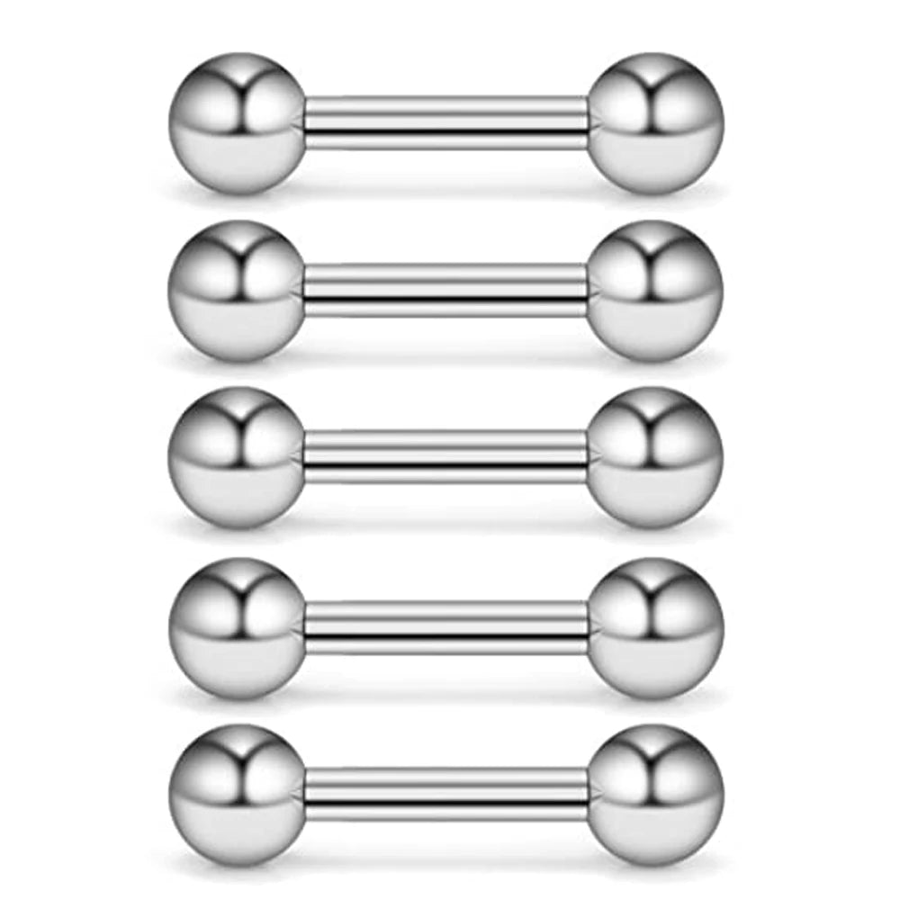 Stainless Steel Body Piercing Kit – Belly Button & Septum Piercing Set, Professional Piercing Tools for Personal and Salon Use