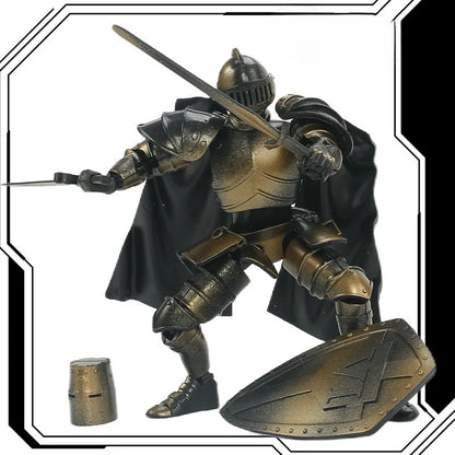 Medieval Knight Lucky 13 Action Figure – Movable Joint 3D Building Block Toy for Boys & Gift