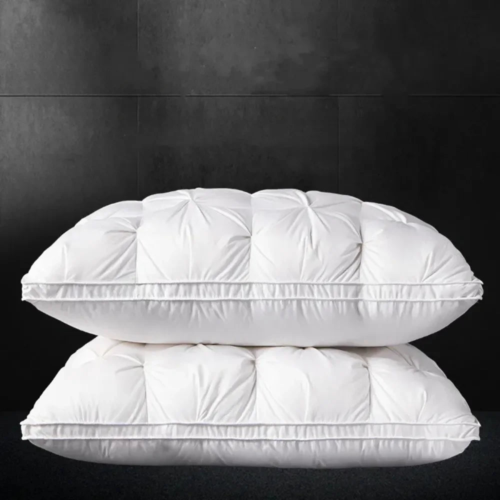 Comfortable Sleeping Pillow – 5-Star Hotel Quality, Soft Three-Dimensional Bilateral Washed Solid Color Pillow