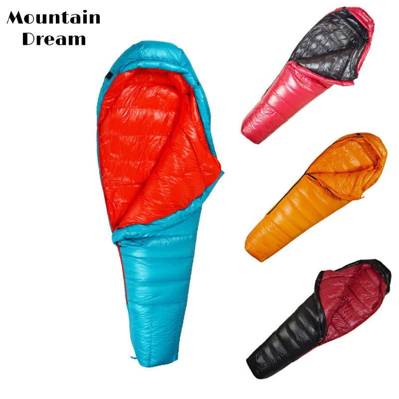 Ultralight Goose Down Sleeping Bag - Warm Adult Camping & Hiking Travel Sleeping Bag