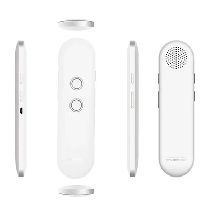 2024 T4 Portable Wireless Smart Translator - Two-Way Instant Voice Translation in 40 Languages, Bluetooth Multi-Language App