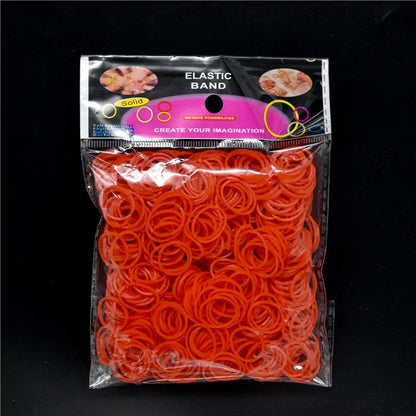 Pantone Color Rainbow Rubber Bands for Loom Bracelets – Western European Style DIY Arts & Crafts Kit