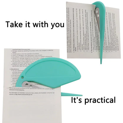 1 Piece Letter Opener - Razor Blade Envelope Mail Slitter, Safe Box Cutter for Home and Office Use