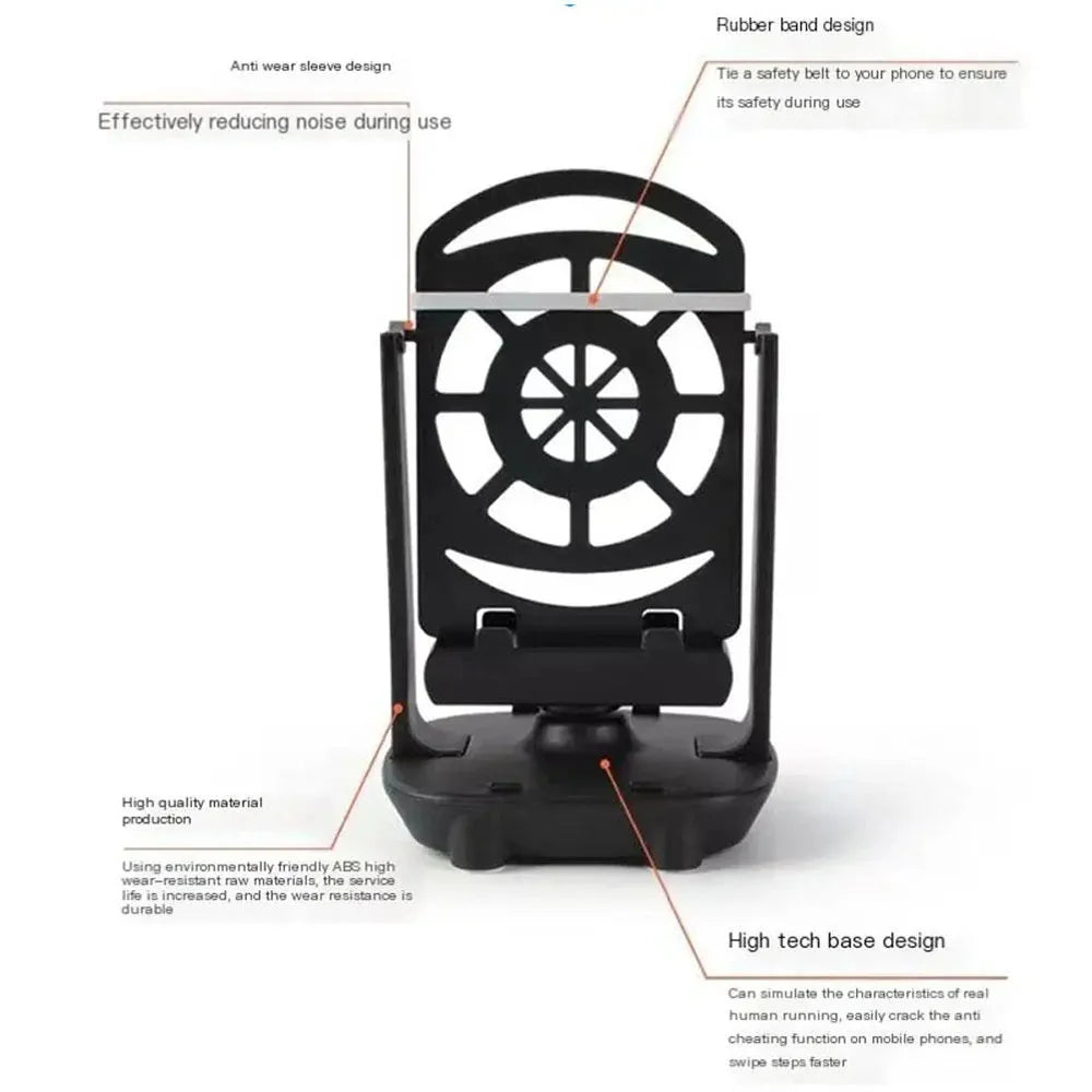 Automatic Phone Step Shaker - Silent Mobile Walking Swing Device for Pedometer & Step Counter Tracking