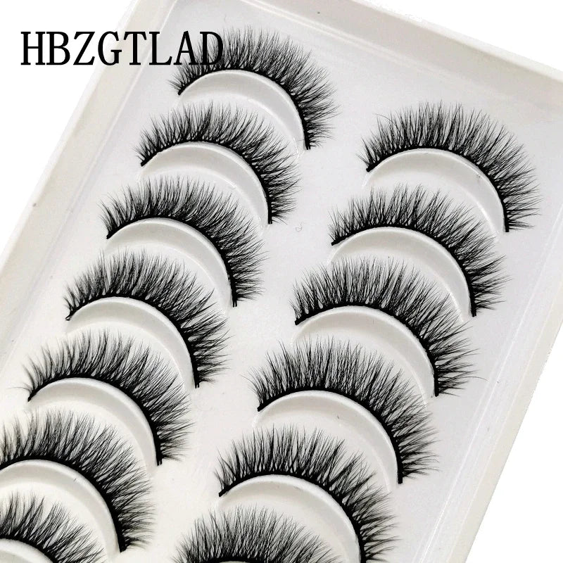 10 Pairs 3D Mink False Eyelashes – Natural Long & Short Lash Extensions Makeup Kit (41 Styles)