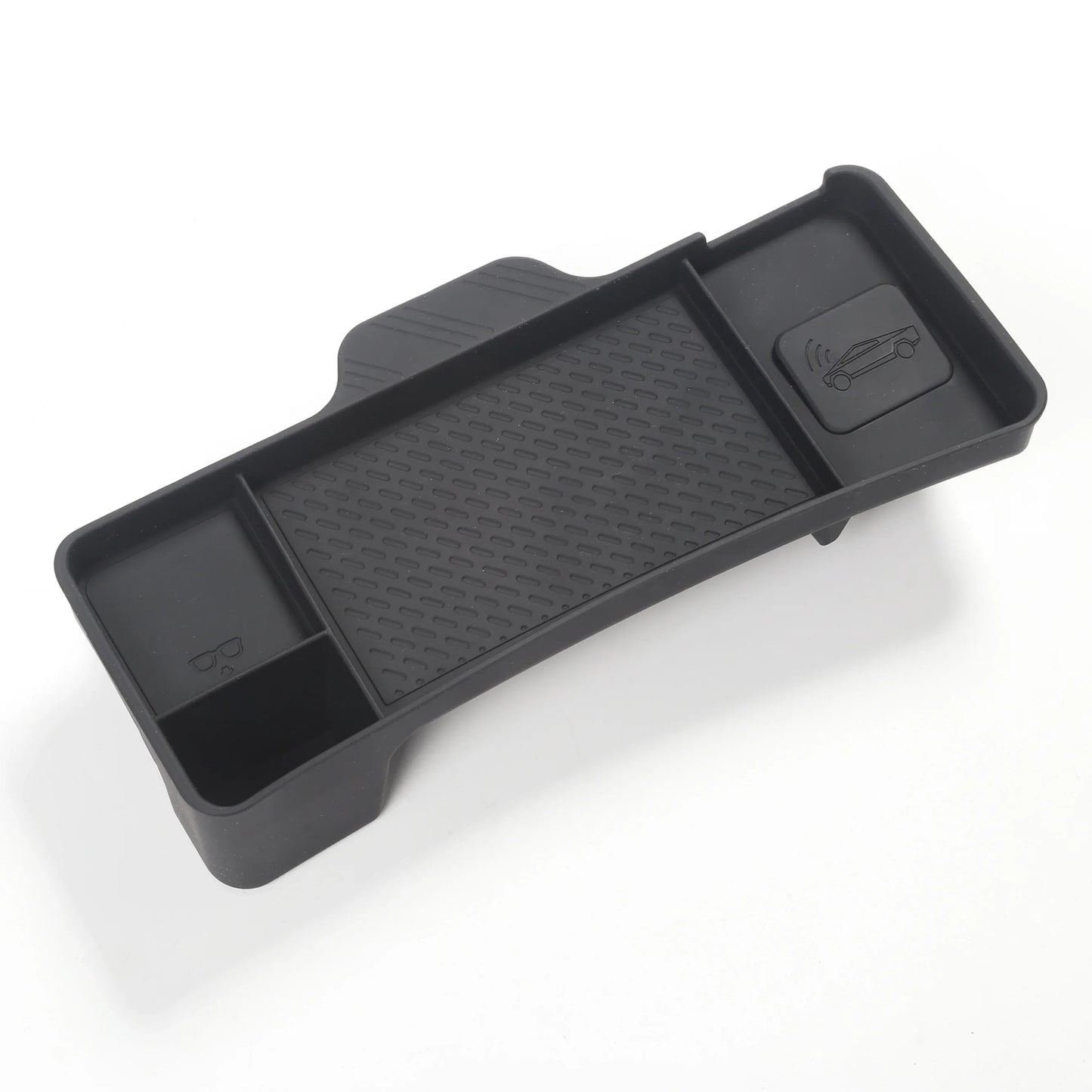 Tesla Model 3 & Highland 2024–2025 Dashboard Storage Tray – Silicone Organizer for Tissue, Glasses & Accessories