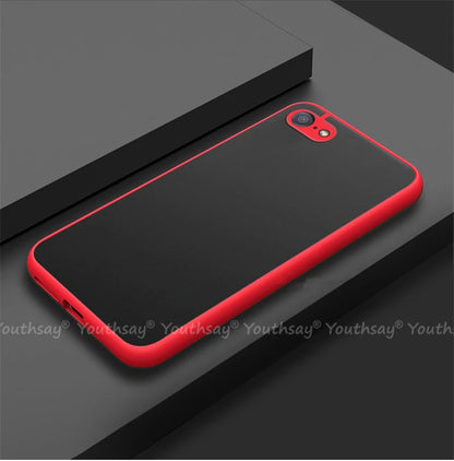 Matte Silicone iPhone Case - Translucent Rubber Protective Cover for iPhone SE 2022, 6–16, Plus, Mini & Pro Max Models