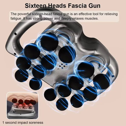 Fascia Gun Muscle Massager – High-Frequency Electric Massage Gun for Back, Shoulders, Legs & Waist, Professional Body Relaxation