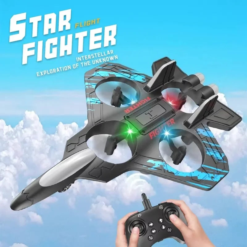 2.4G Remote Control Fighter Foam Glider – LED Stunt UAV Helicopter Aircraft Model