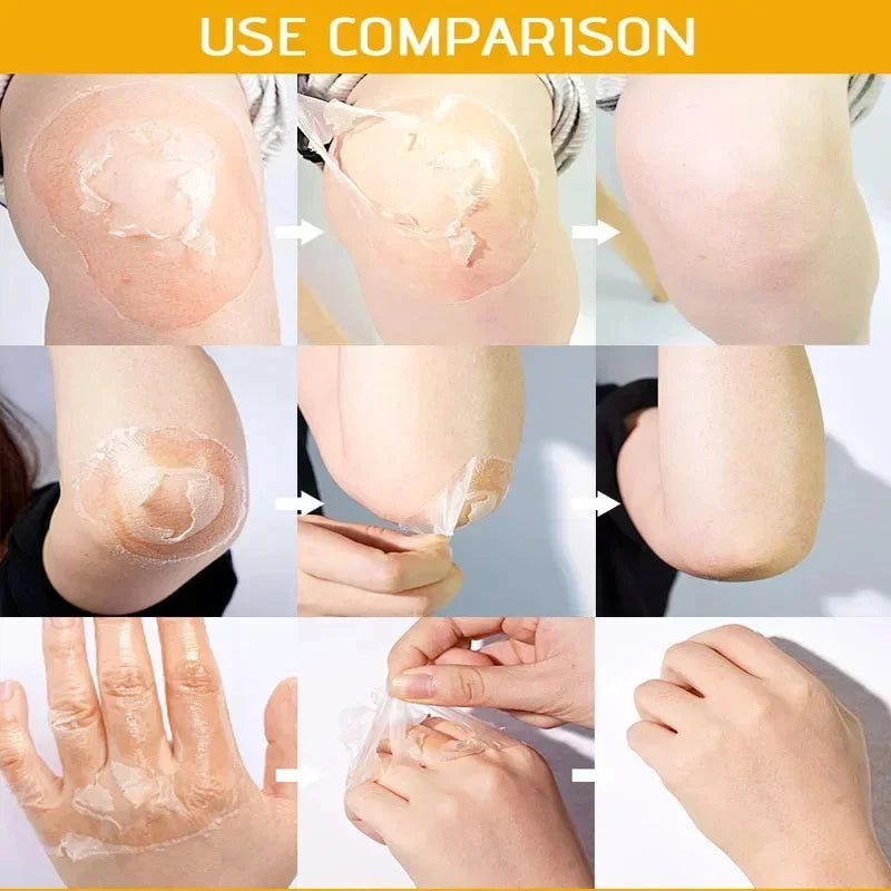 Yellow Peeling Lotion Oil – 100% Organic Exfoliating, Whitening & Nourishing Body Scrub with Hyaluronic Acid for Dark Skin