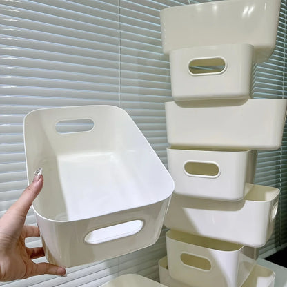 Multi-Functional Storage Boxes – Durable Plastic Organizers for Cosmetics, Snacks, Kitchen, Bathroom & Office