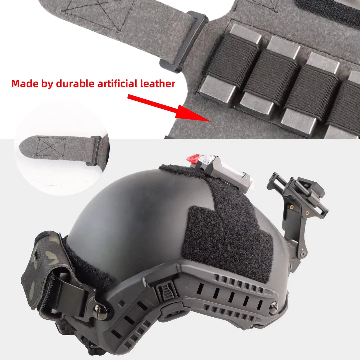 BOOIU Tactical Helmet Counterweight Bag – Balance Kit with 5 Counter Blocks for OPS FAST PJ MH Helmets