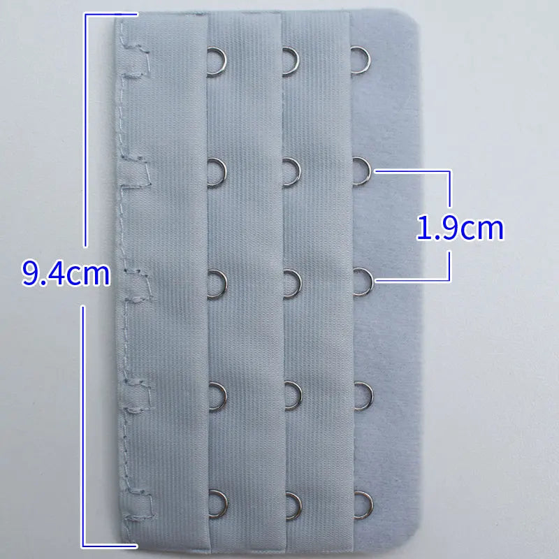 2PCS/4PCS Strap Extender Set – 3-Hook, 5-Row Adjustable Candy Color Bra Extenders for Women