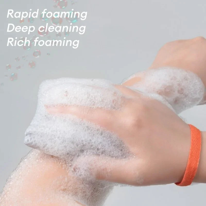 Soap Saver Pouch - Exfoliating Body Scrubber Mesh Bag for Bath and Shower