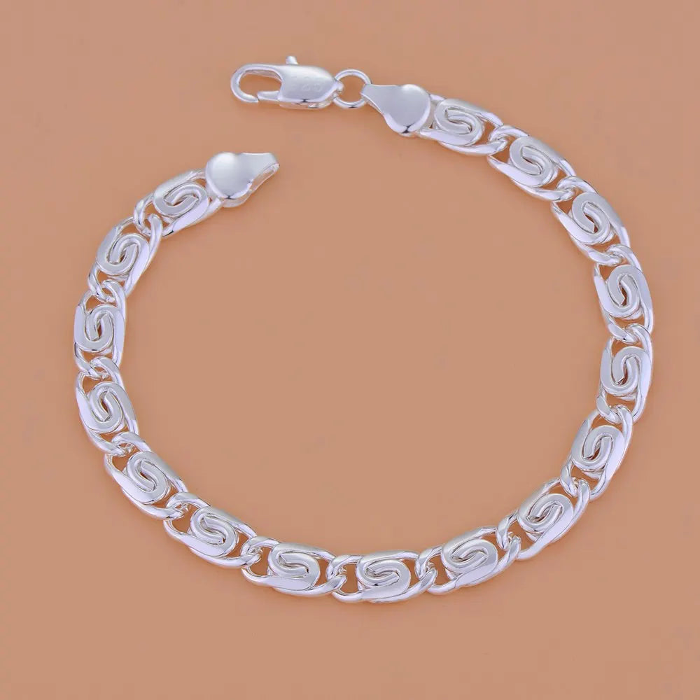 925 Sterling Silver Bead Bracelet – High-Quality Romantic Chain for Women, Fashion Jewelry Gift for Engagement, Party & Wedding