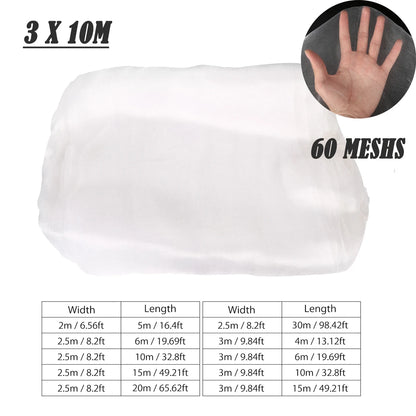 Garden Insect Protection Net – Greenhouse Protective Cover for Flowers, Vegetables, and Fruit Plants