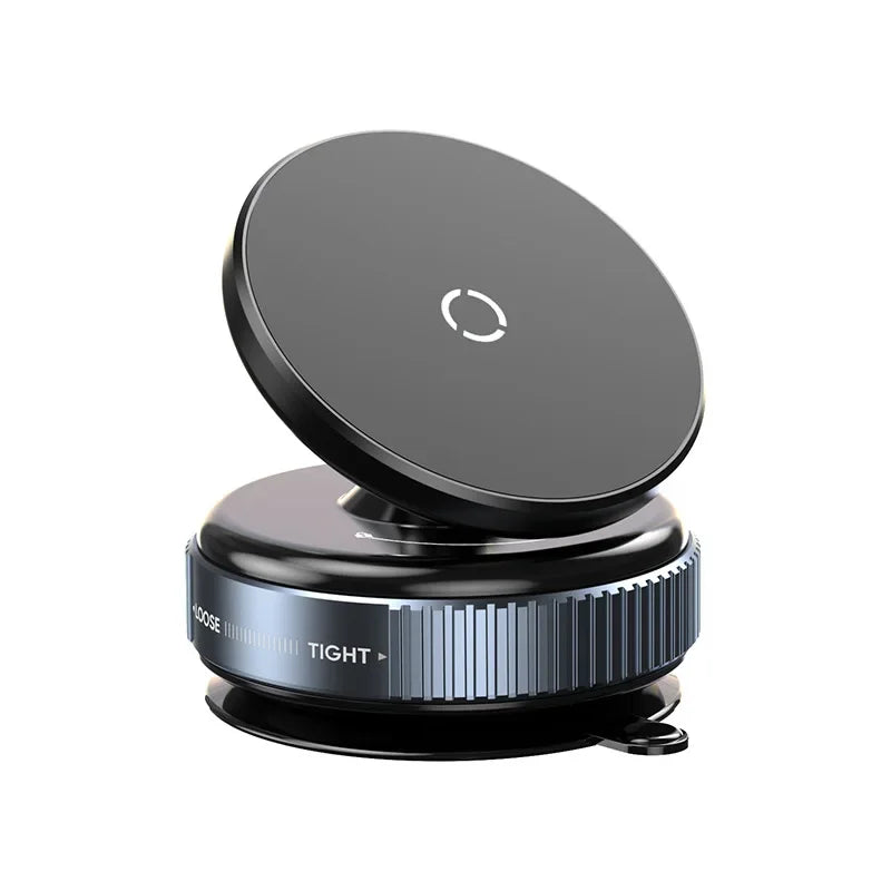 Vacuum Magnetic Car Phone Holder – Universal Suction Cup, Mirror & Shower Stand for iPhone 16/15/14/13/12 Pro Max, Samsung