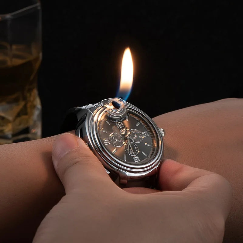2025 Outdoor Metal Gas Lighter – Windproof Portable Inflatable Flame Lighter, Cool Fashion Gift for Smoking